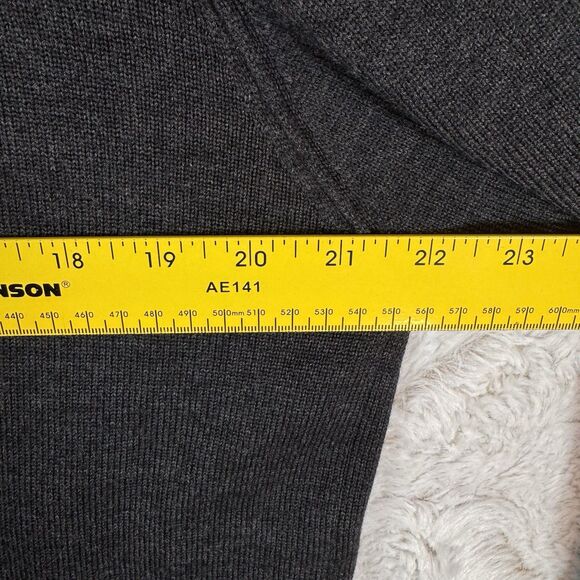 Rodd & Gunn Sweater Men's Large Granite Gray‎ Extra Fine Merino Wool Knit - Picture 11 of 11